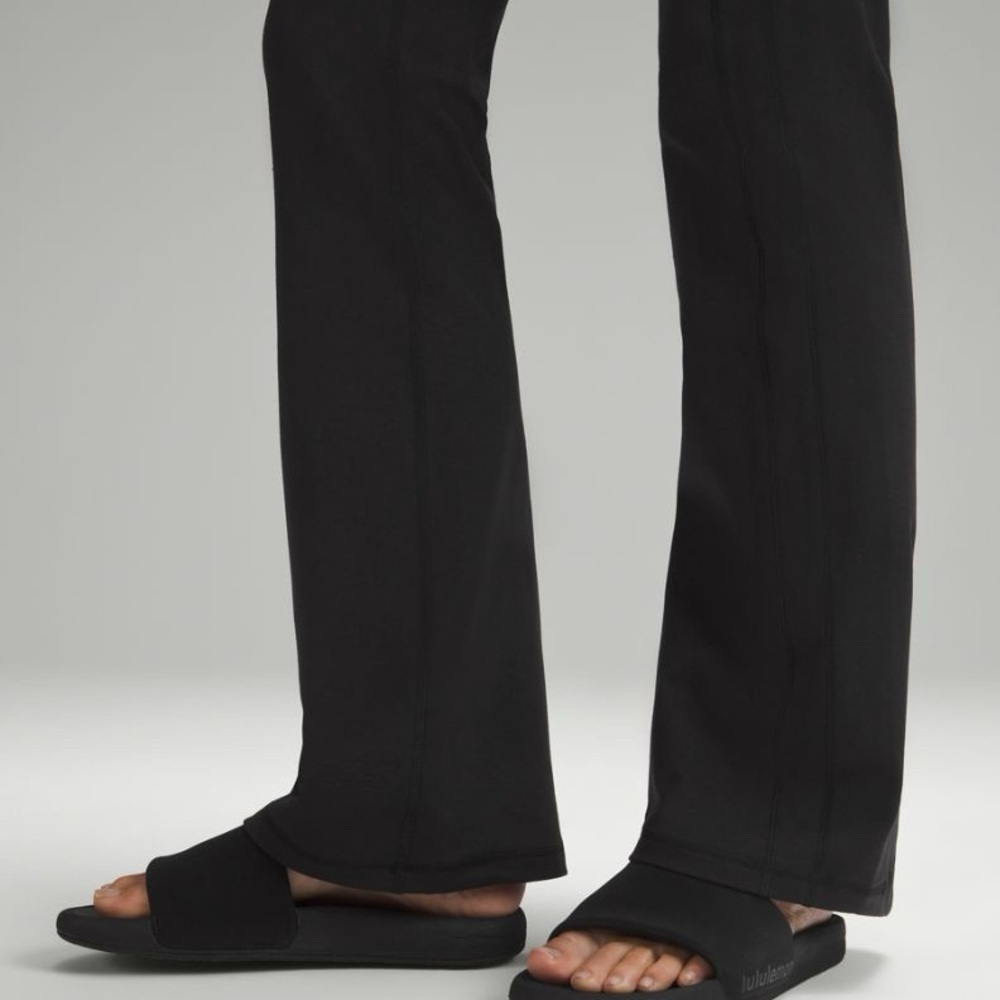 Lululemon Define Zip-Front High-Rise Flared Pant Black Size 4 Luon Yoga Leggings - Picture 5 of 9